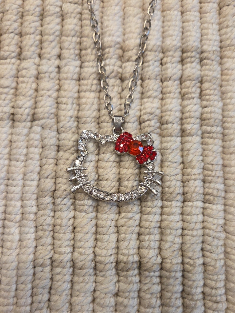 Hello Kitty Silver Necklace